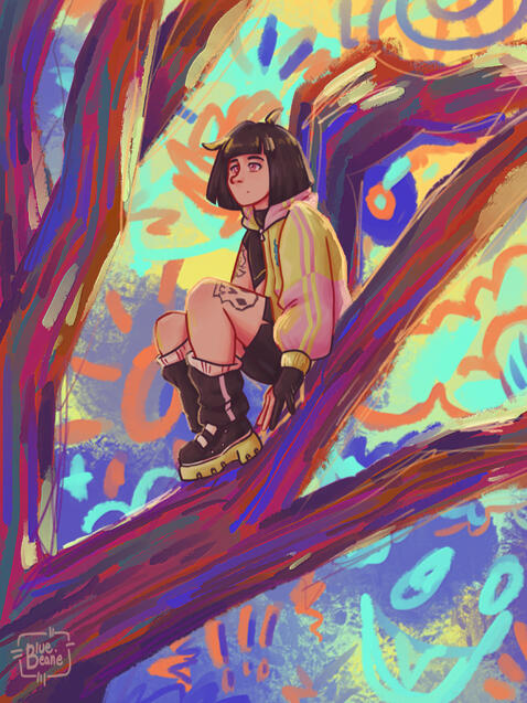 Aki : oc by Kitsickles - 2023